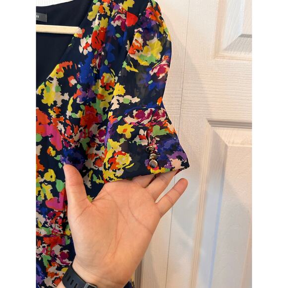 Julia Jordan Short Sleeve V-Neck Button Midi Dress Size 8 - Picture 7 of 10